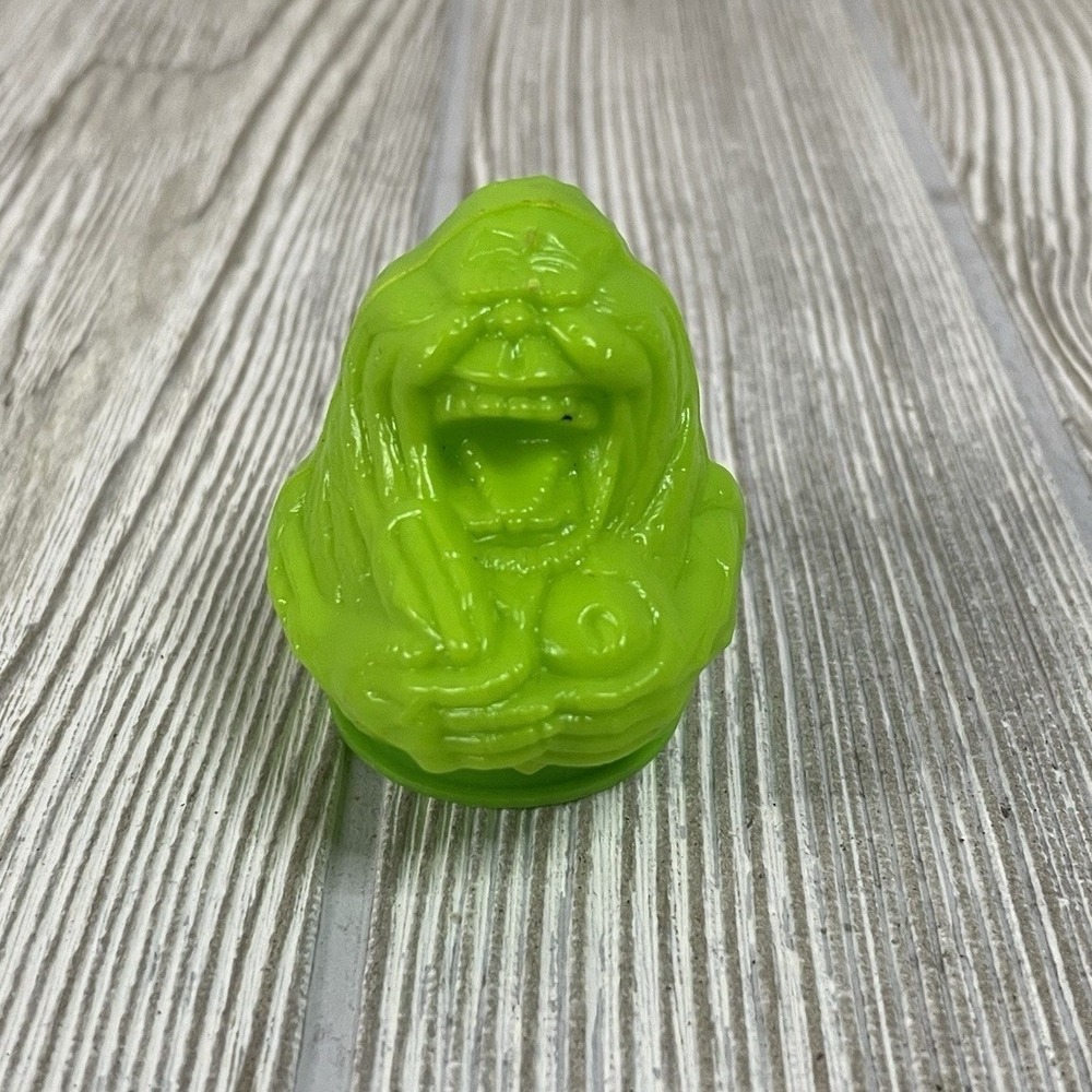Vintage 1989 Ghostbusters Slimer Pencil Topper Green Columbia Pictures 80s Toy